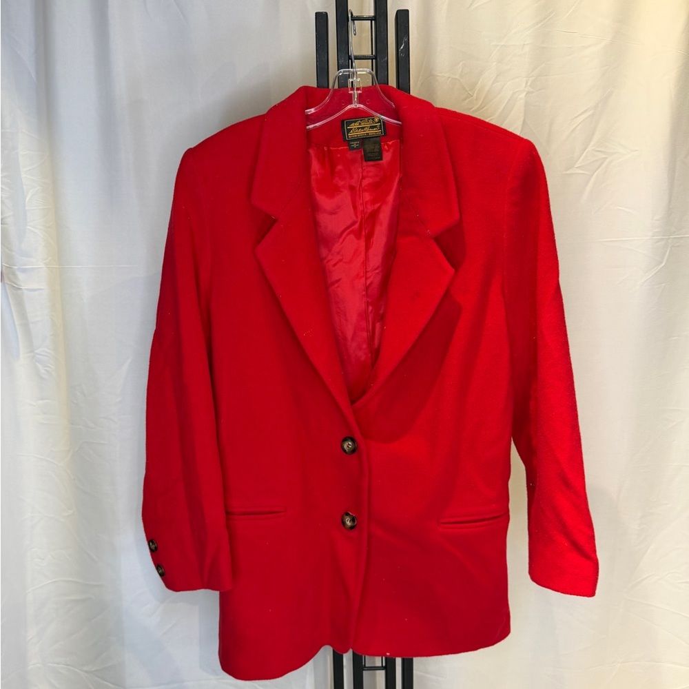 Eddie Bauer Bold Red Women's Blazer (Vintage)‎